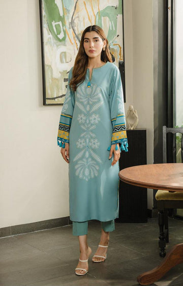Elegance in Aab-e-Bahar –Aqua 3- piece